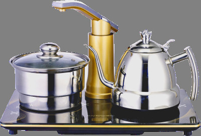 鑫虎牌不銹鋼快速電熱水壺套裝 廠家直批，定制您的商務與生活美學